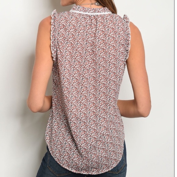 Boutique Top in Mauve and Ivory - Picture 3 of 3